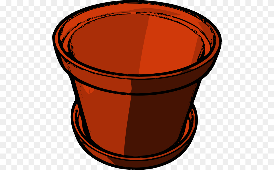 Empty Flowerpot Clip Art, Bucket, Cookware, Pot, Clothing Png