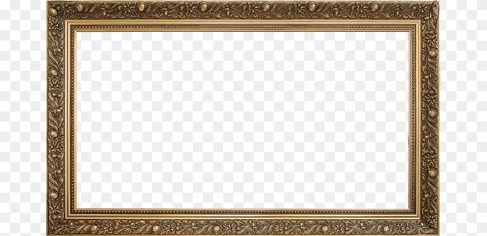 Empty Frame Vintage Gold Frame Transparent Transparent Empty Picture Frame, Art, Painting, Blackboard, Outdoors Free Png