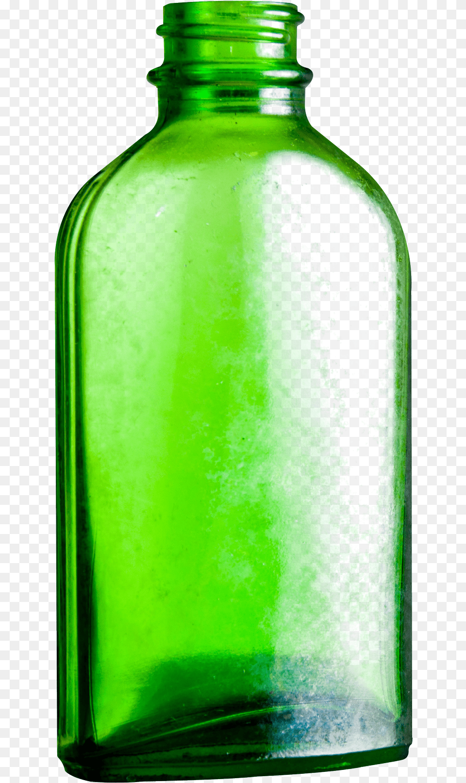 Empty Glass Bottle Green Glass Bottle Transparent Background, Jar, Alcohol, Beer, Beverage Png Image