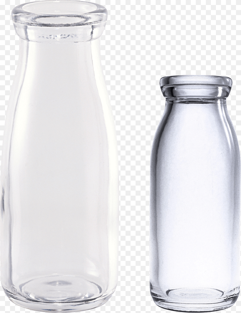 Empty Glass Bottles, Jar, Beverage, Milk, Bottle Free Transparent Png