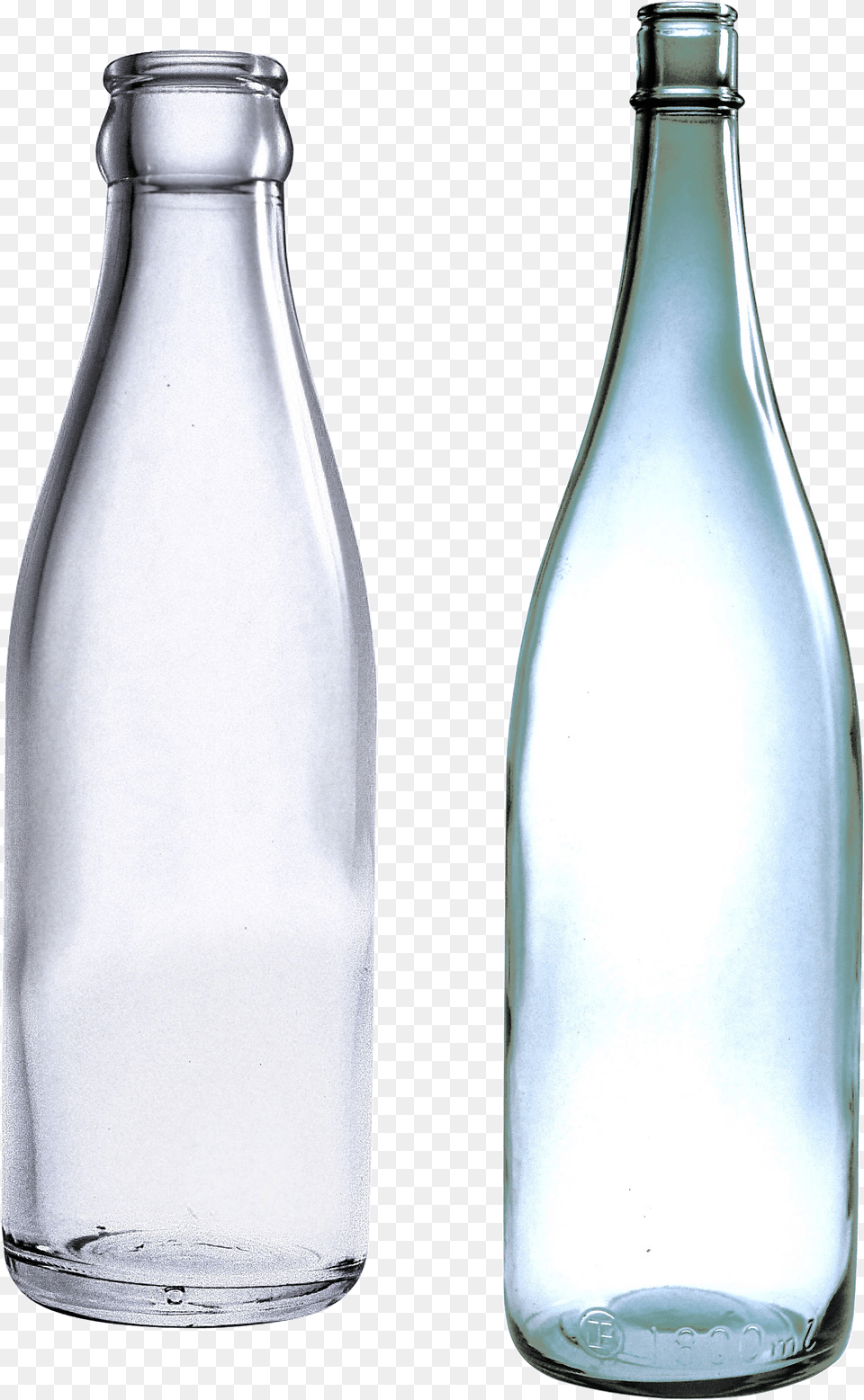 Empty Glass Bottles Image, Bottle, Beverage, Milk Free Transparent Png