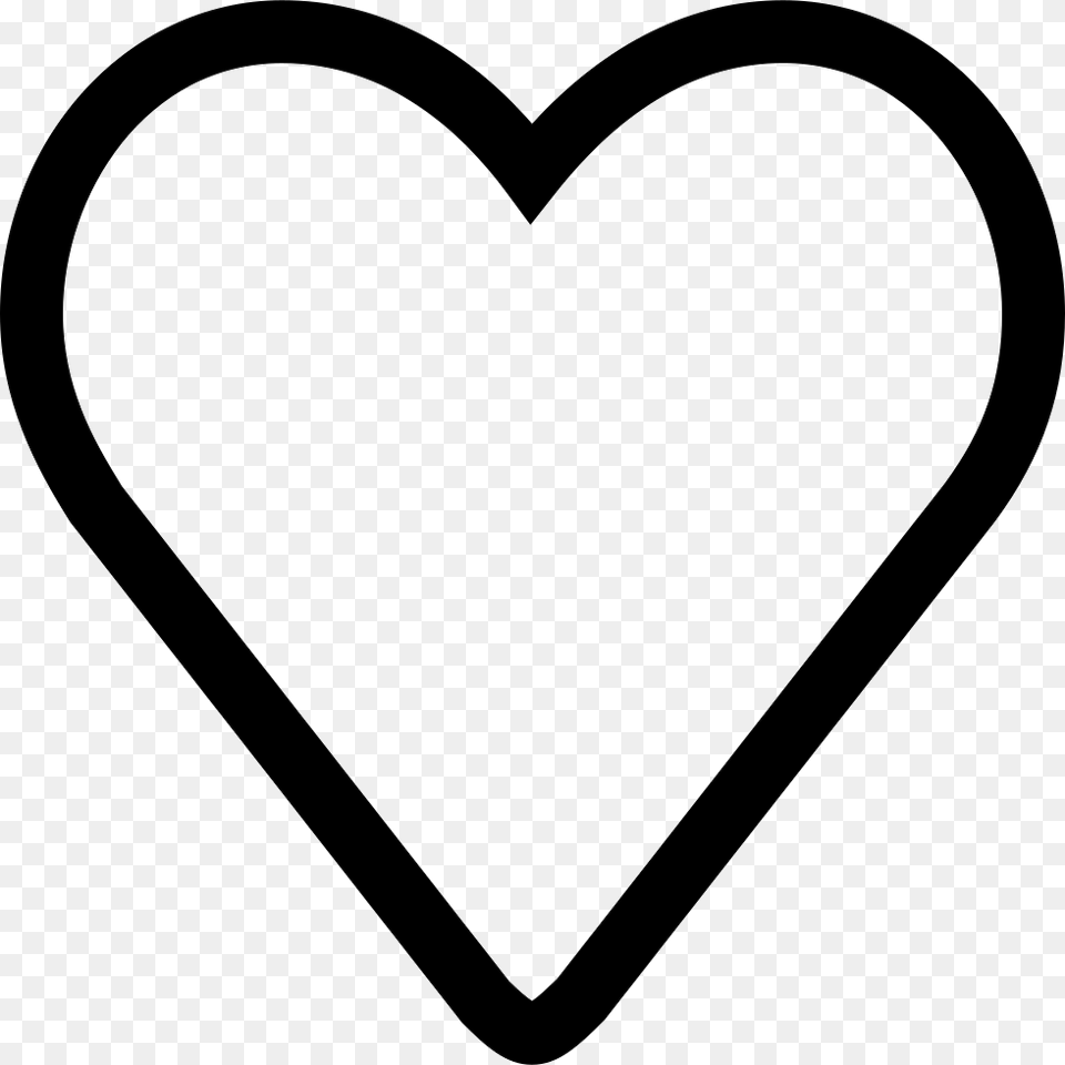 Empty Heart Heart Icon Line, Stencil, Bow, Weapon Free Transparent Png