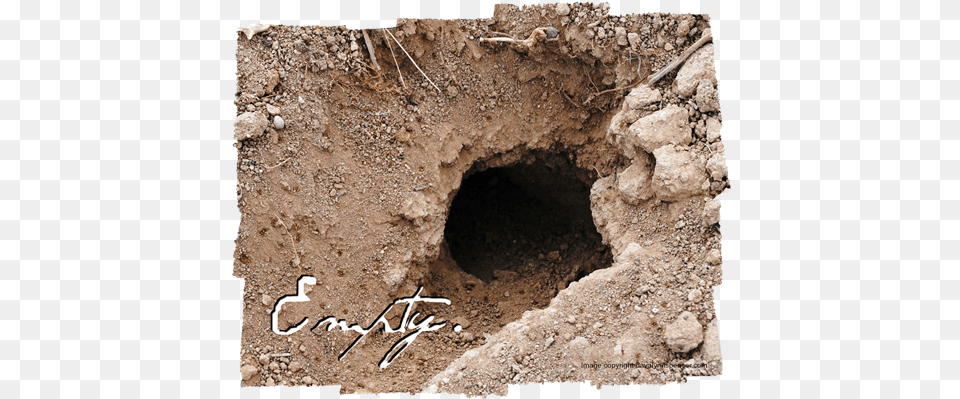 Empty Mud, Hole, Soil Png Image