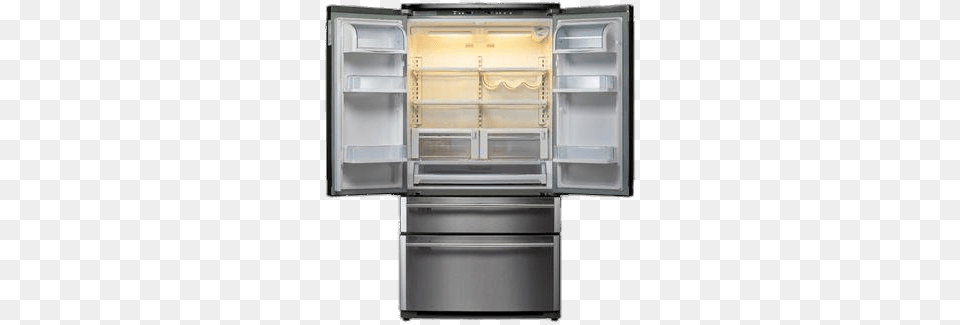 Empty Open Refrigerator, Appliance, Device, Electrical Device Png