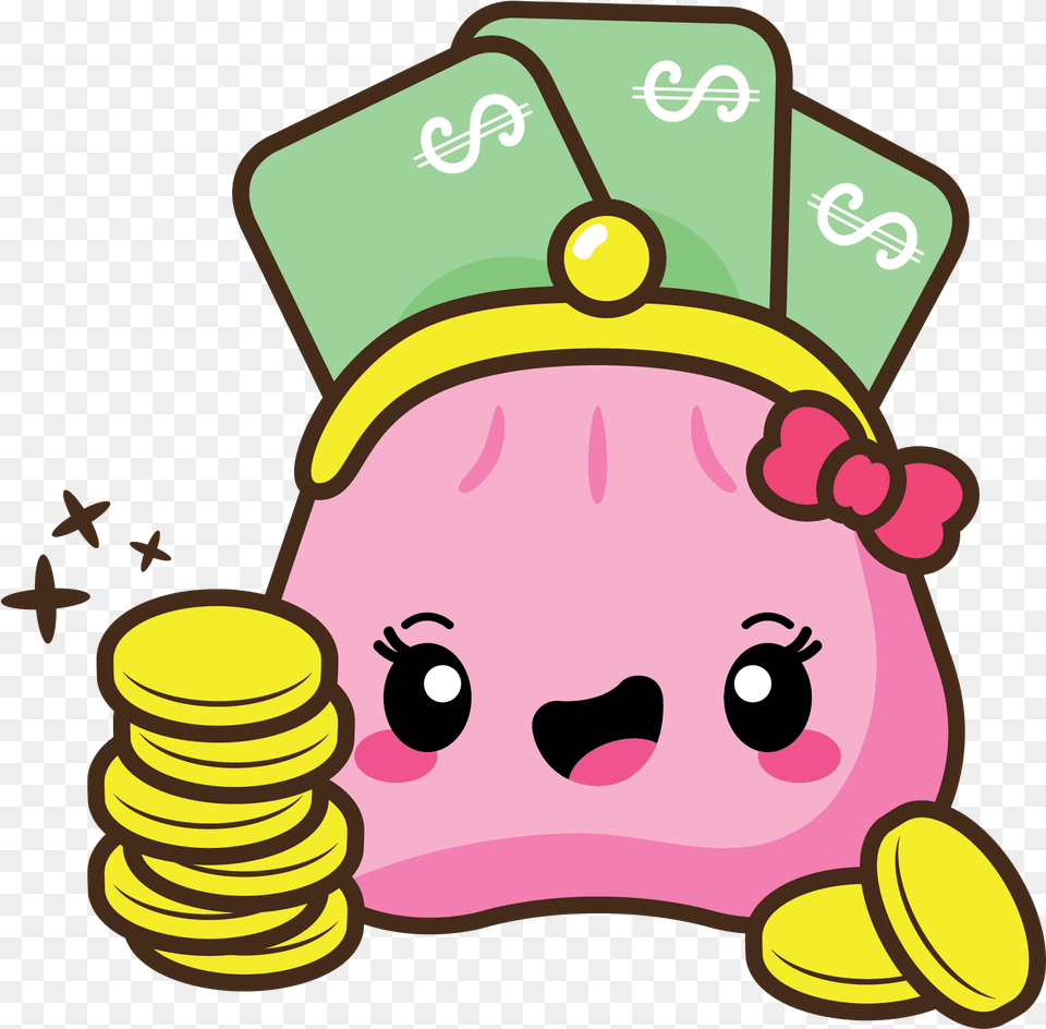 Empty Piggy Bank Clipart Kawaii Money Clipart Png