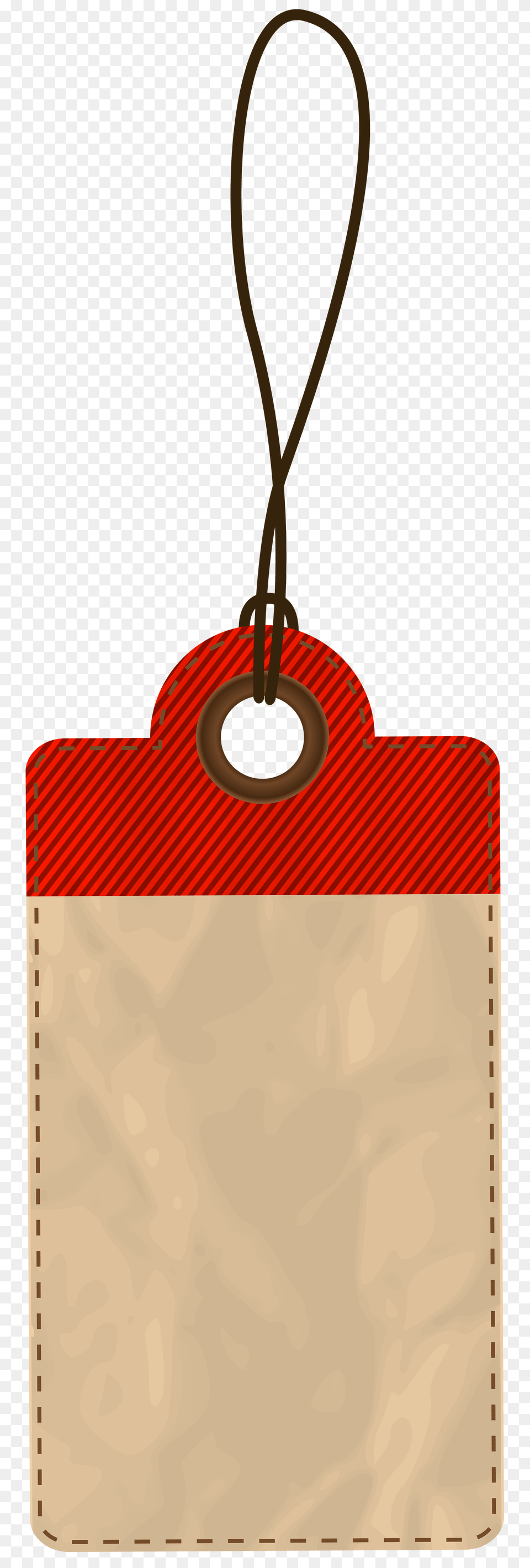 Empty Price Tag Red Clip, Bag Png Image