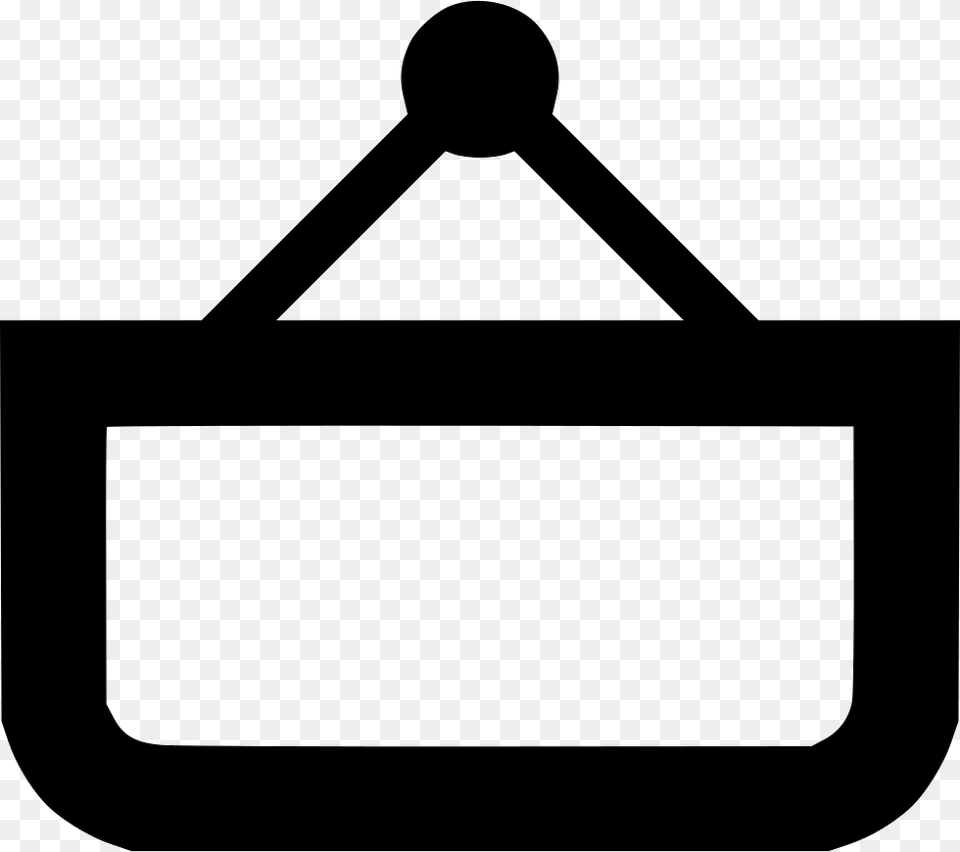 Empty Shopping Basket Comments Sign, Accessories, Handbag, Bag, Triangle Free Transparent Png