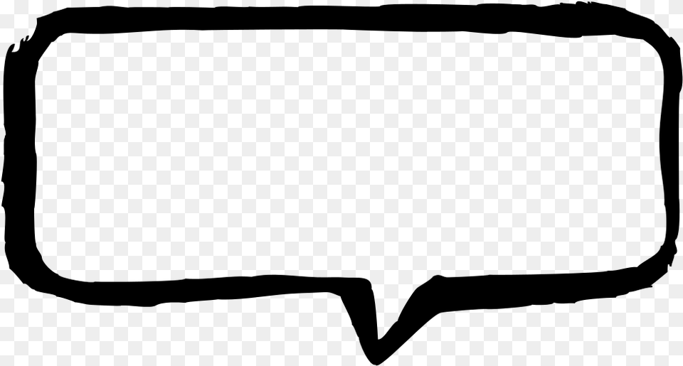 Empty Speech Balloon Speech, Gray Png