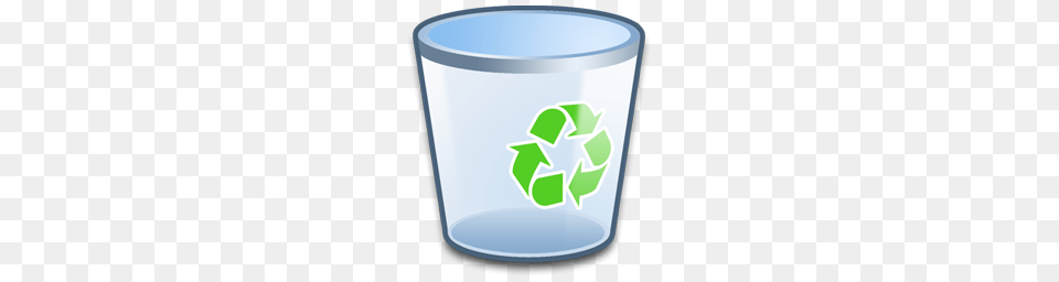 Empty Trash Can Icon Icons Download, Recycling Symbol, Symbol, Hot Tub, Tub Png Image