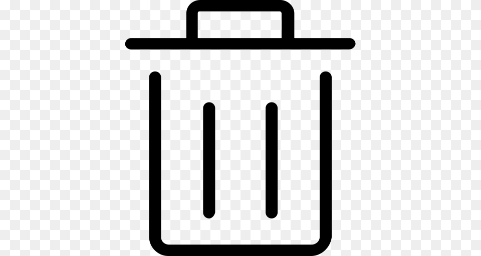 Empty Trash Cans Cans Earbuds Icon With And Vector Format, Gray Free Transparent Png