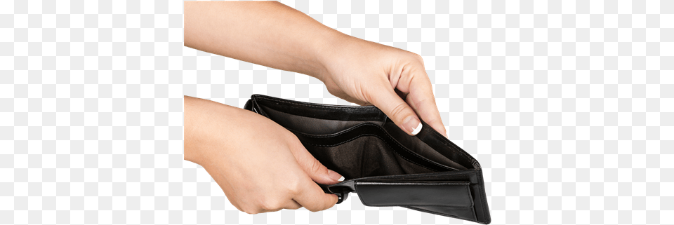 Empty Wallet Transparent Image Empty Wallet No Background, Accessories, Adult, Female, Person Free Png Download