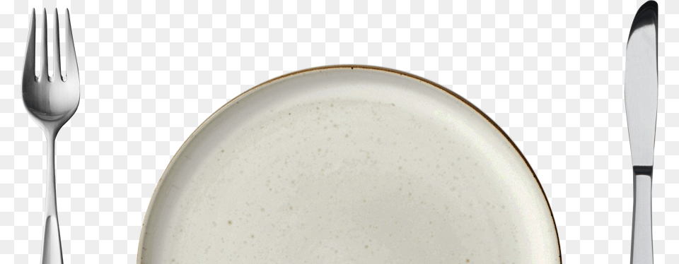Empty White Plate With Knife And Fork Fork, Cutlery Png