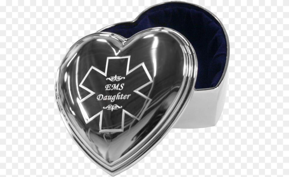 Ems Silver Heart Jewelry Box 35th Ss Police Grenadier Division, Helmet, Symbol Free Png
