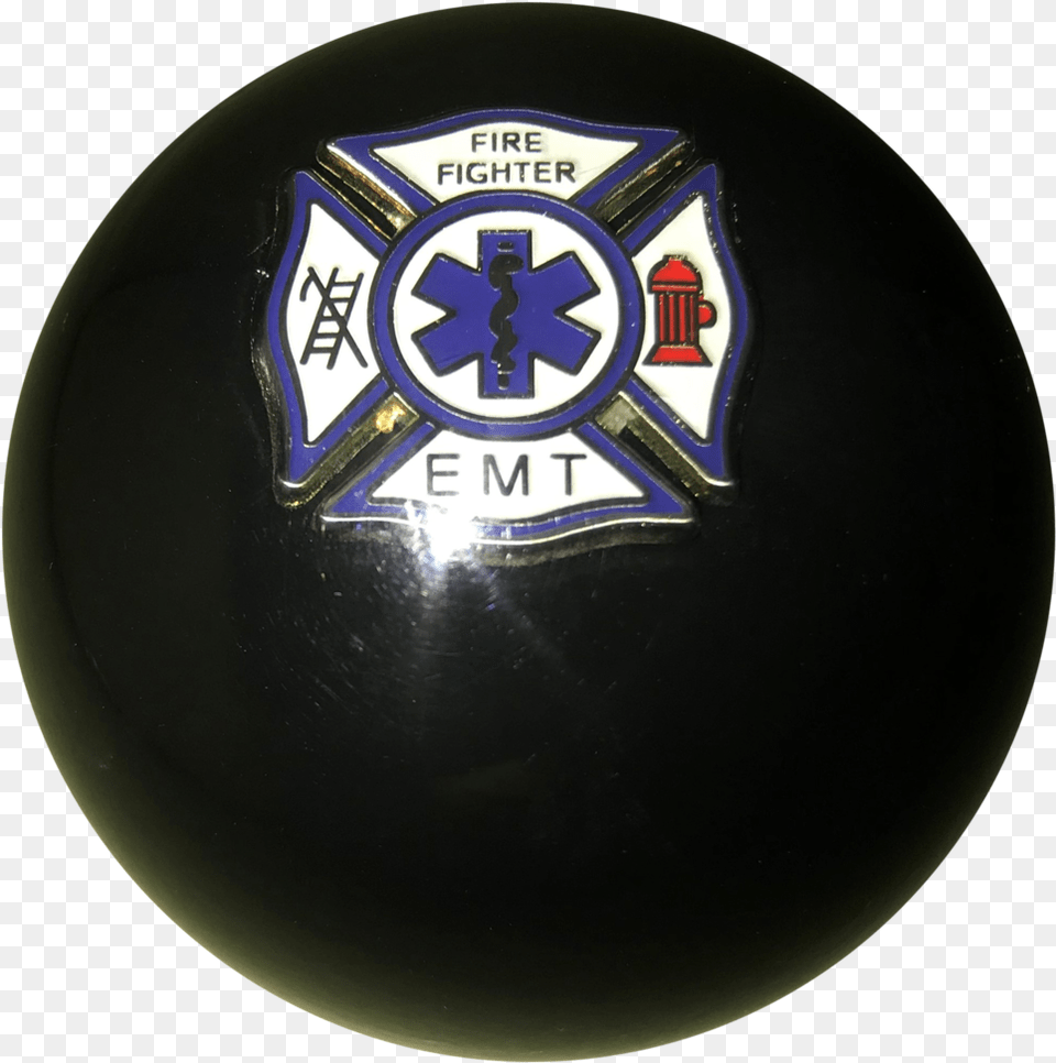 Emt Logo Black Shift Knob Solid, Bowling, Leisure Activities Png Image