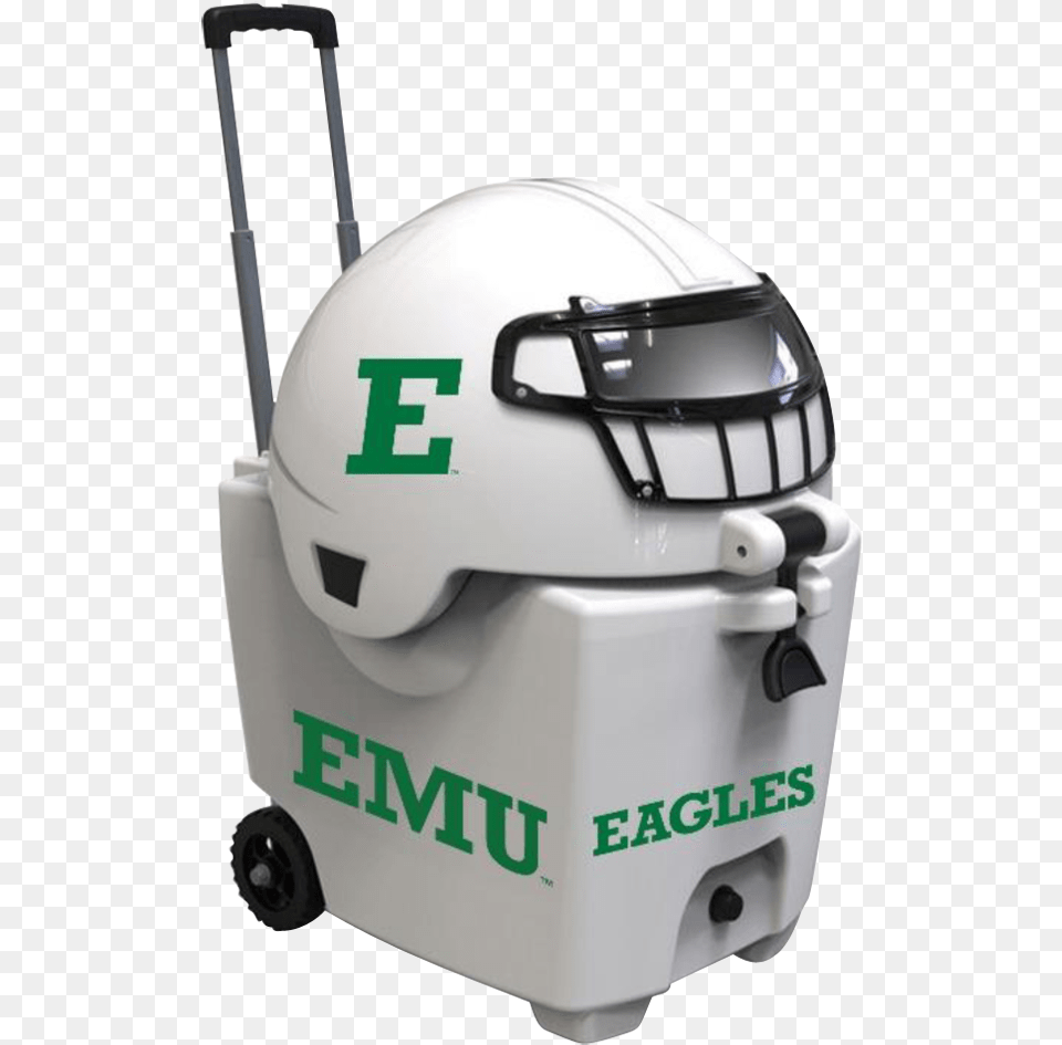 Emu Eagles Football Helmet Ice Chest Transparent, American Football, Sport, Person, Playing American Football Png Image