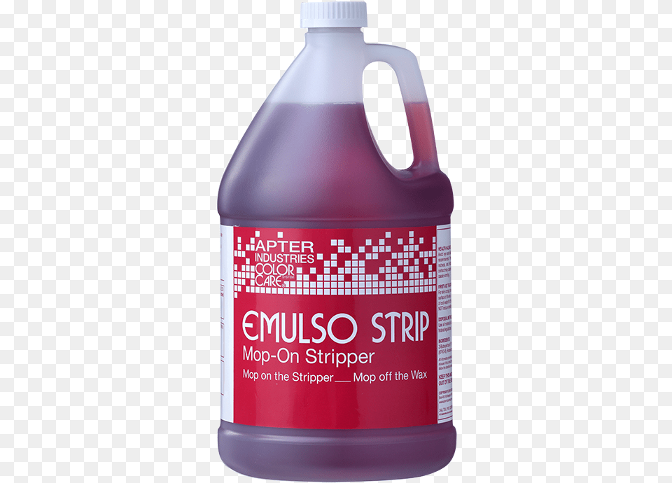 Emulso Strip Floor Stripper Floor Cleaning, Food, Seasoning, Syrup, Bottle Free Transparent Png