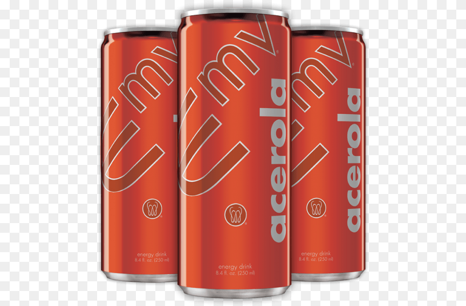 Emv Acerola Caffeinated Drink, Can, Tin, Beverage, Coke Free Png Download
