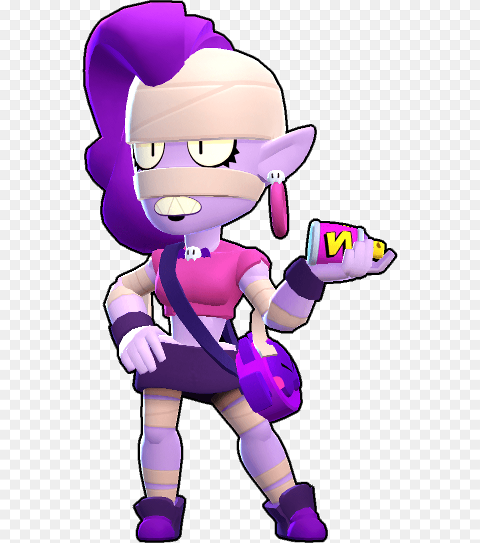 Emz Brawl Stars, Purple, Baby, Person, Book Free Png