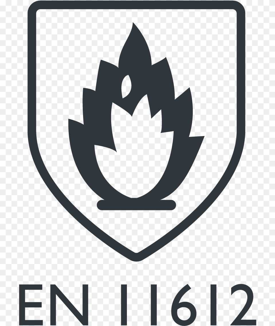 En Protective Clothing Heat And Flames Emblem, Logo, Symbol Png
