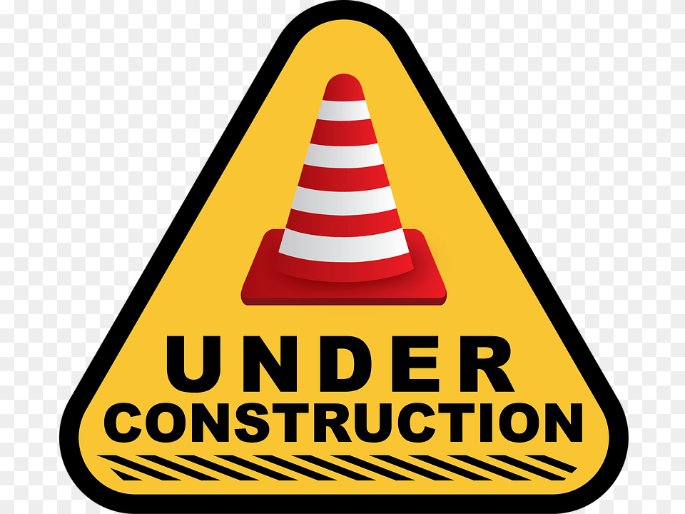 En Construccin Construccin Signo Trabajo Under Construction, Cone, Sign, Symbol Png Image