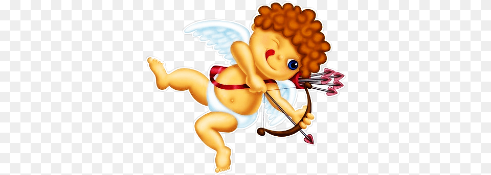 En Nombre De Cupido El Departamento De Lengua Ha Entregado Cupid Curly Hair, Baby, Person Png