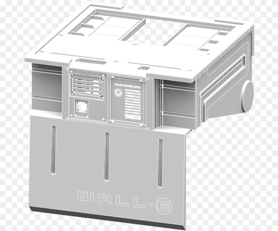Enabled Contour Lines So You Could See Cabinetry Wall E Computer Hardware, Electronics, Hardware, Machine Free Transparent Png