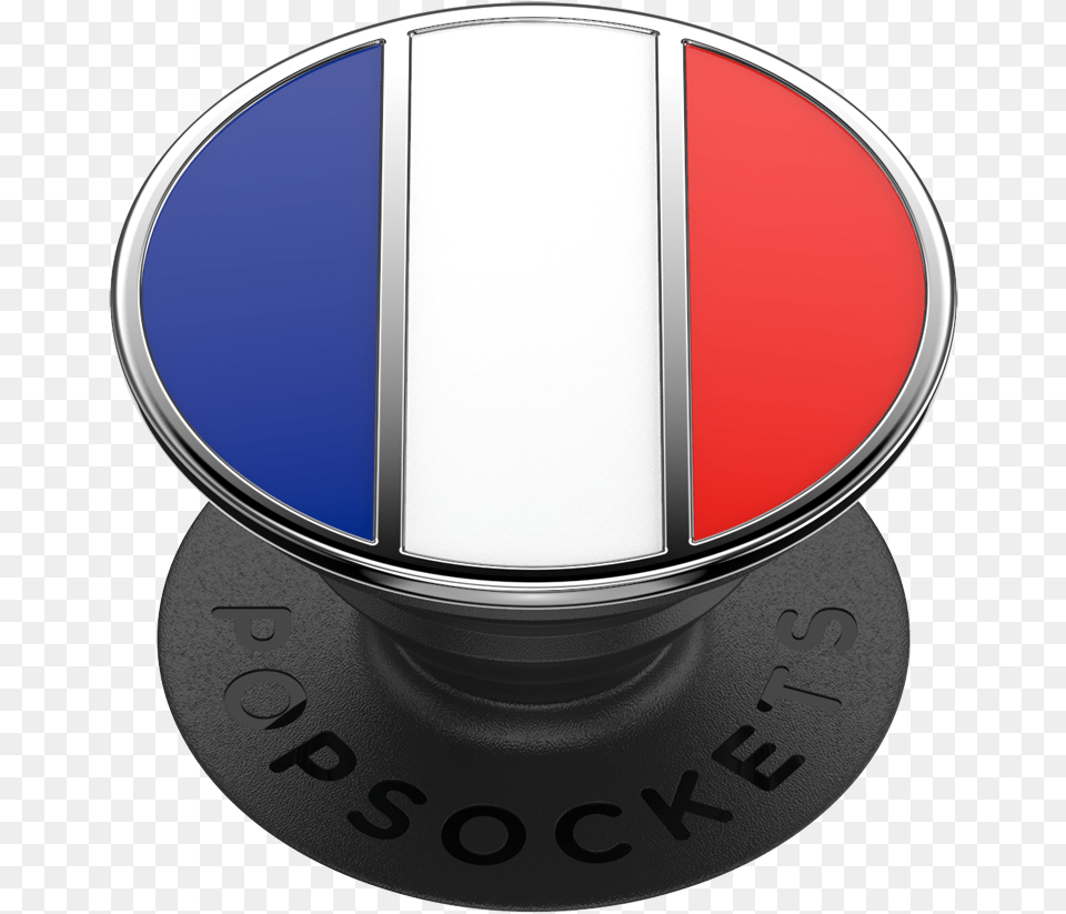 Enamel French Flag Enamel Popsocket, Emblem, Symbol, Logo, Badge Png Image
