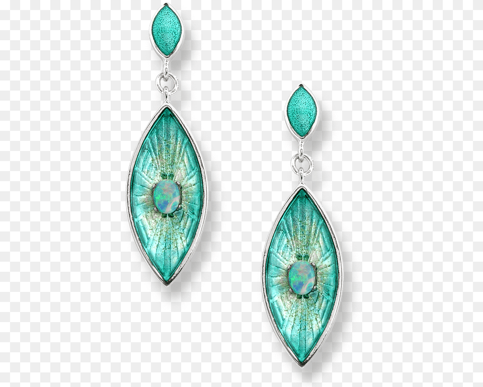 Enamel Opal Earrings Darrah Cooper Inc Earrings, Accessories, Earring, Gemstone, Jewelry Free Transparent Png