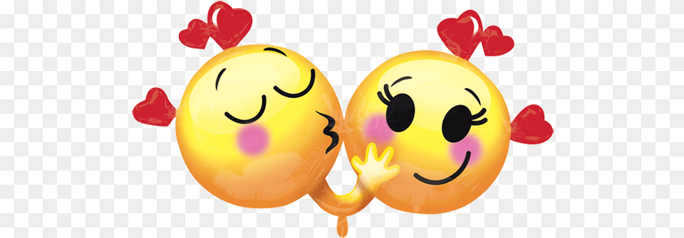 Enamorados Emoticones Enamorados 28 Gm Cute Emoji Love Balloons, Balloon Free Png Download