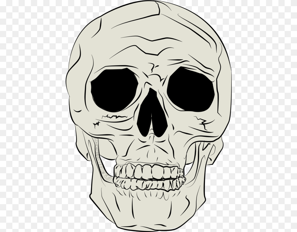 Encapsulated Postscript Skull Computer Icons Face Autocad Dxf Adult, Male, Man, Person Free Png