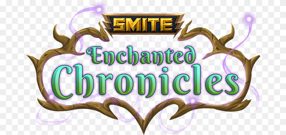 Enchanted Chronicles Battle Pass Calligraphy, Purple, Light Free Png Download