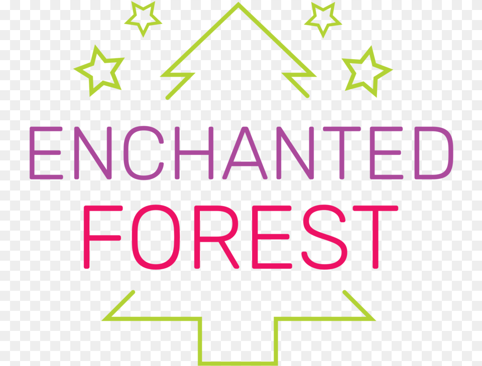 Enchanted Forest Red Star, Symbol, Text Png Image