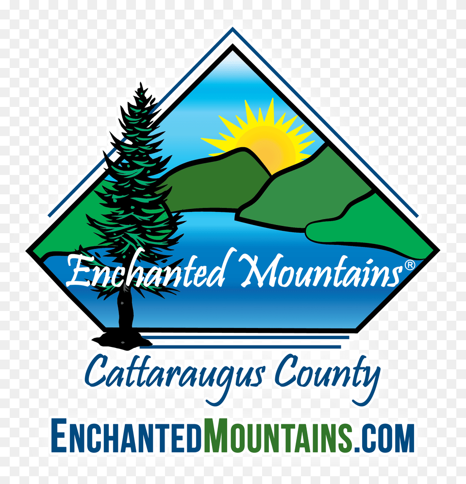 Enchanted Mountains Logo Cattaraugus New York, Plant, Tree, Pine, Fir Free Png Download