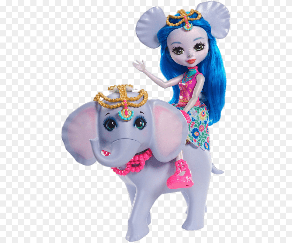 Enchantimals Ekaterina Elephant, Doll, Toy, Face, Head Free Transparent Png