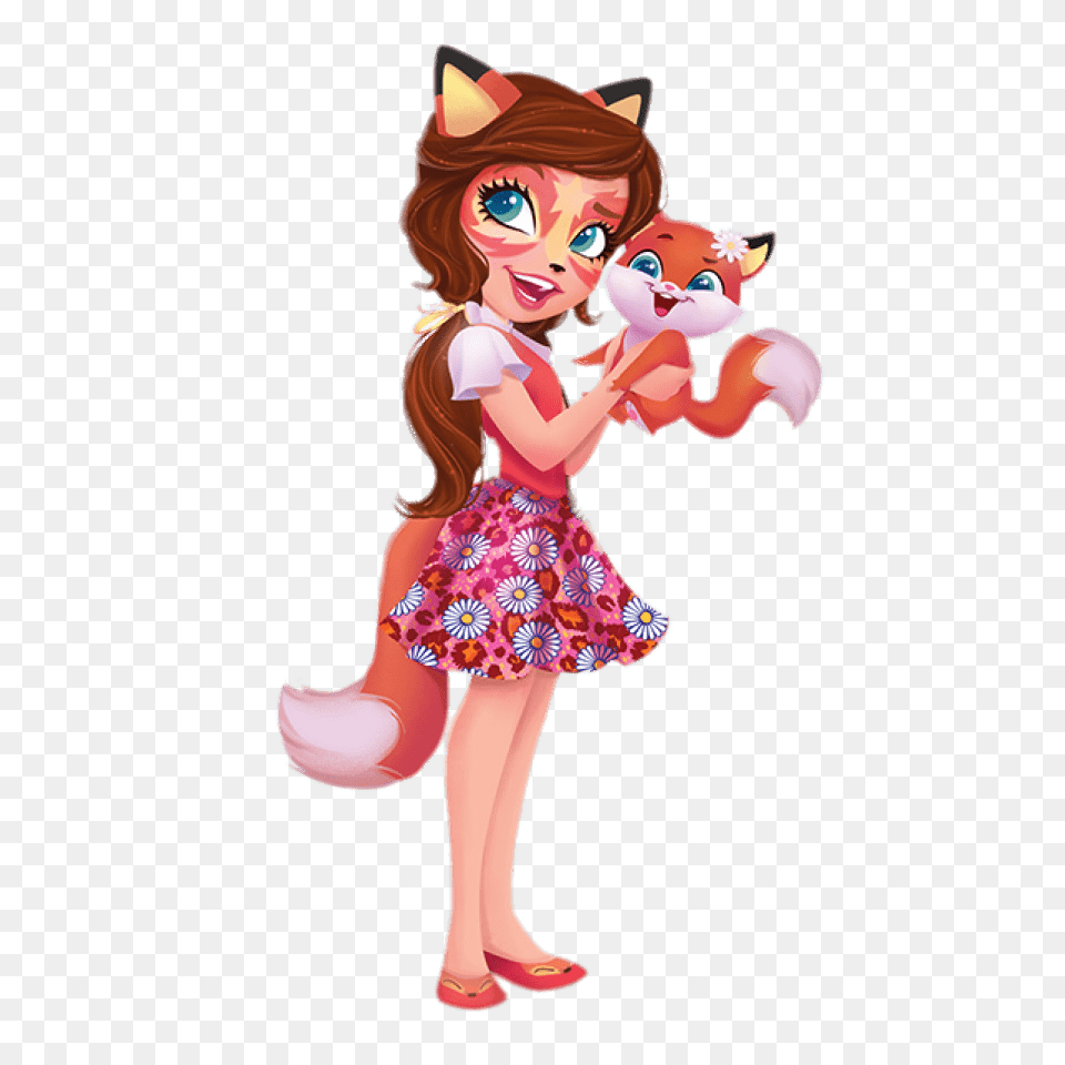 Enchantimals Felicity Fox And Flick, Doll, Toy, Book, Comics Free Png