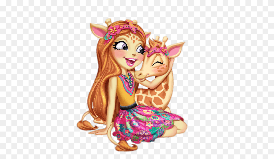 Enchantimals Gillian Giraffe And Pawl, Adult, Female, Person, Woman Free Transparent Png