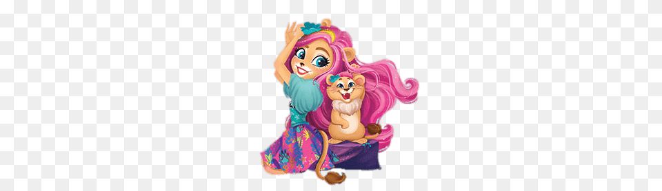 Enchantimals Liora Lion, Baby, Person, Toy Png