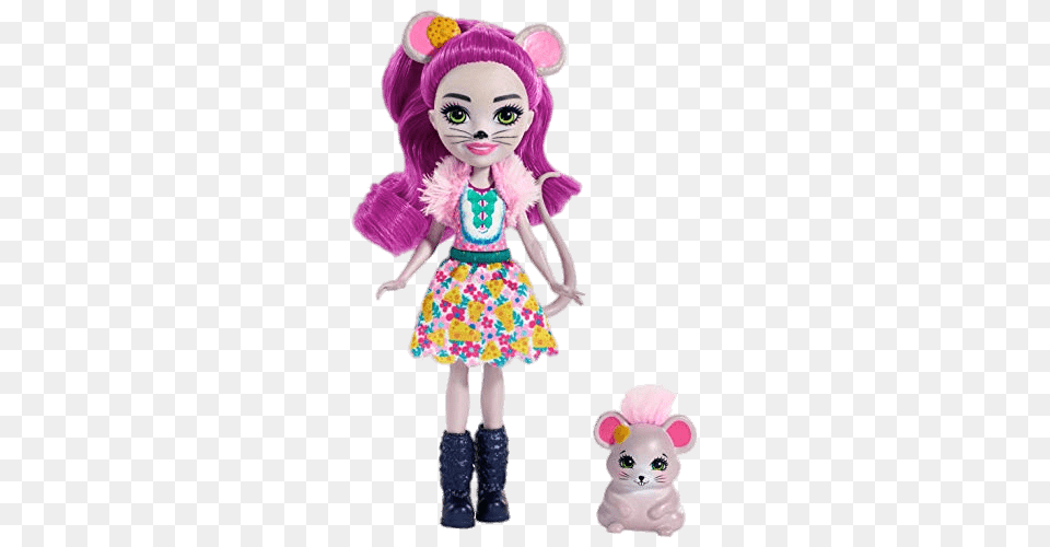 Enchantimals Mayla Mouse And Fondue, Doll, Toy, Child, Female Free Png Download