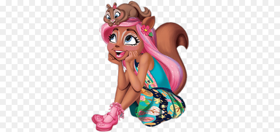 Enchantimals Sancha Squirrel And Stumper Enchantimals Sancha Squirrel, Footwear, Clothing, Shoe, Book Free Png