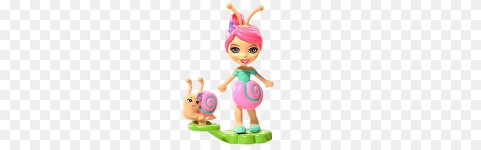 Enchantimals Saxon Snail, Figurine, Baby, Person, Doll Free Png Download