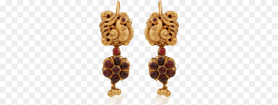 Enchanting Peacock Ruby Earrings Earring, Accessories, Jewelry Png