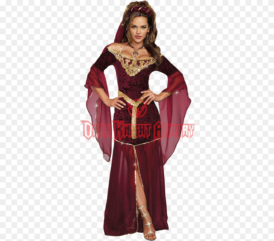 Enchantress Medieval Princess Costume For Women, Adult, Person, Female, Fashion Png