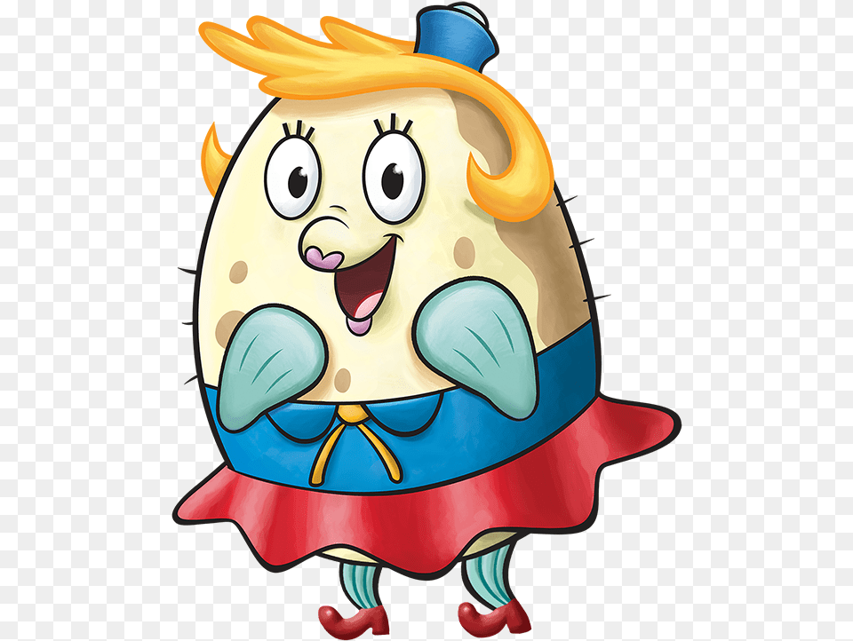 Encyclopedia Spongebobia Mrs Puff Spongebob Characters, Baby, Person, Bag, Birthday Cake Free Png Download