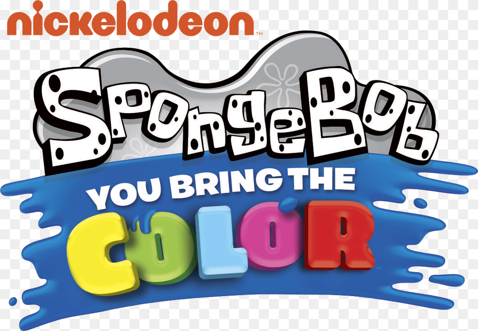 Encyclopedia Spongebobia Spongebob You Bring The Color, Text Free Png