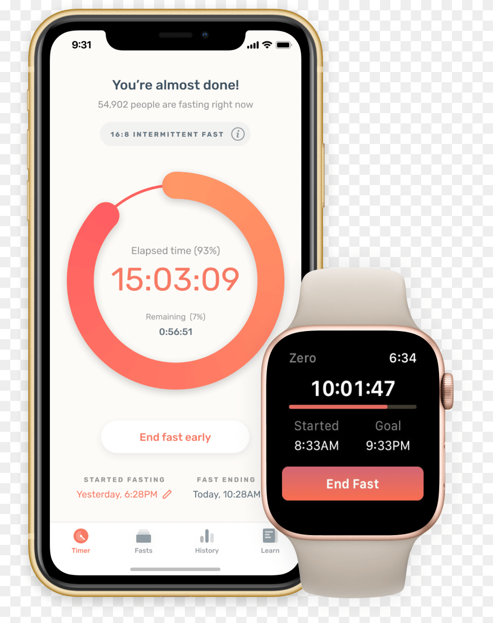 End Fasting App, Wristwatch, Electronics, Mobile Phone, Phone Free Png Download