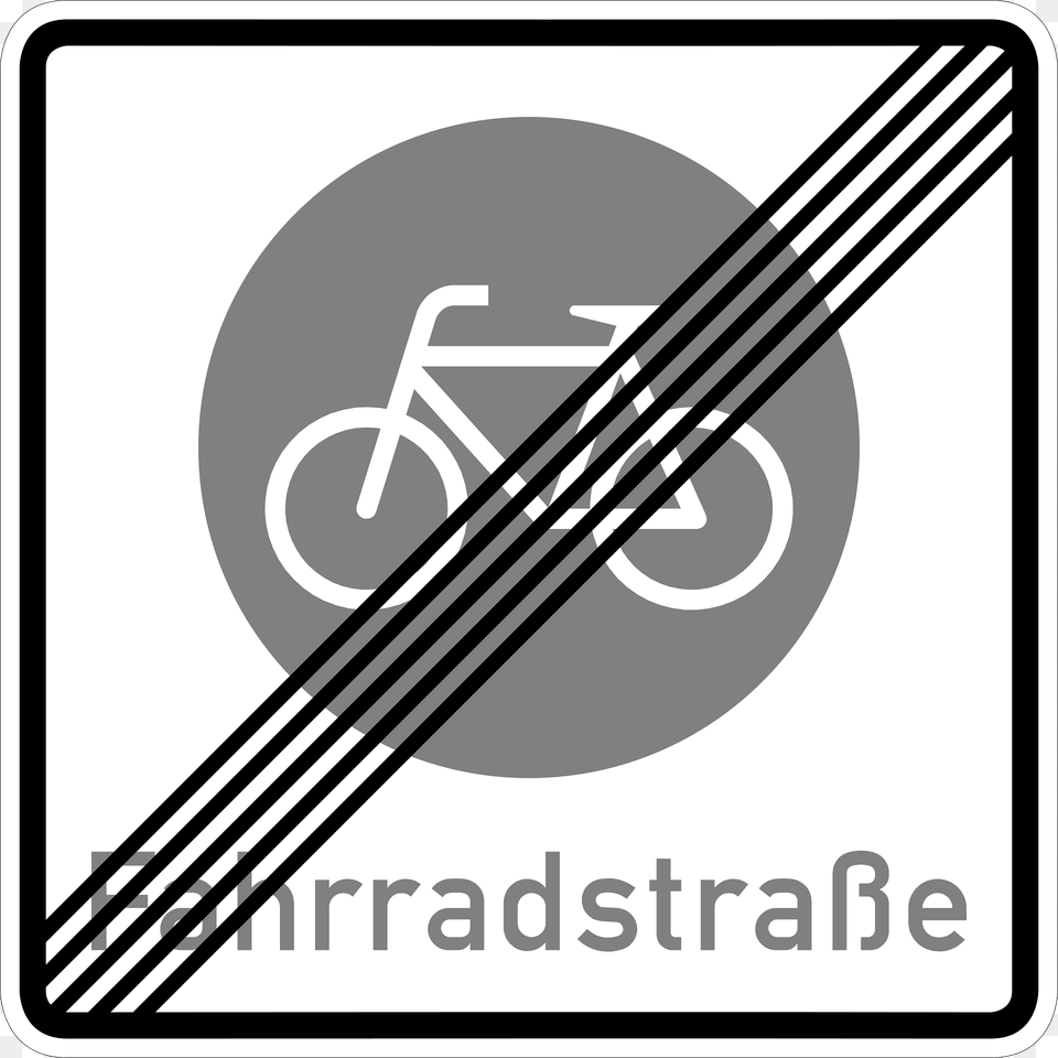 End Of A Bicycle Street Clipart, Sign, Symbol, Smoke Pipe Free Png