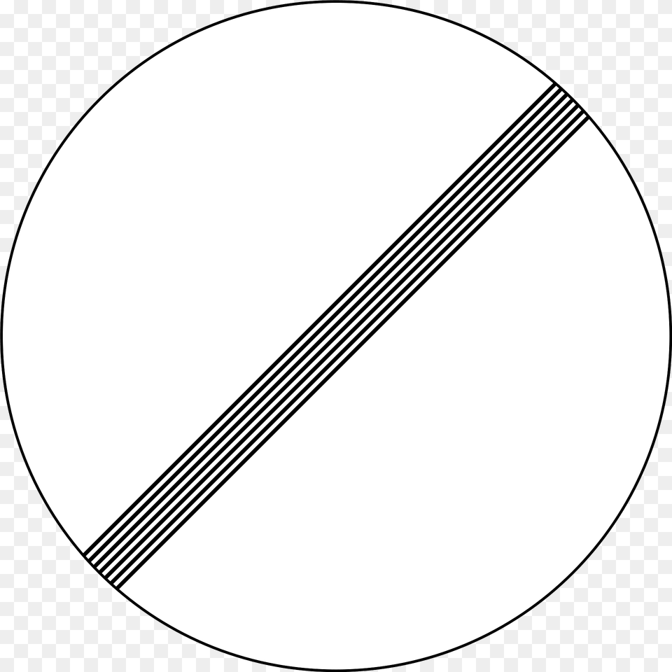 End Of All Restrictions Sign In Slovenia Clipart, Sphere, Disk Png Image