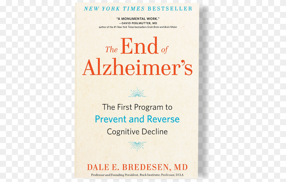 End Of Alzheimer S Poster, Advertisement, Book, Publication, Novel Free Transparent Png