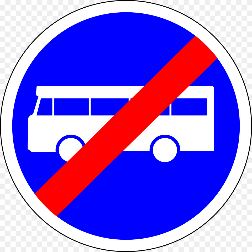 End Of Bus Lane Clipart, Sign, Symbol, Road Sign Free Png Download