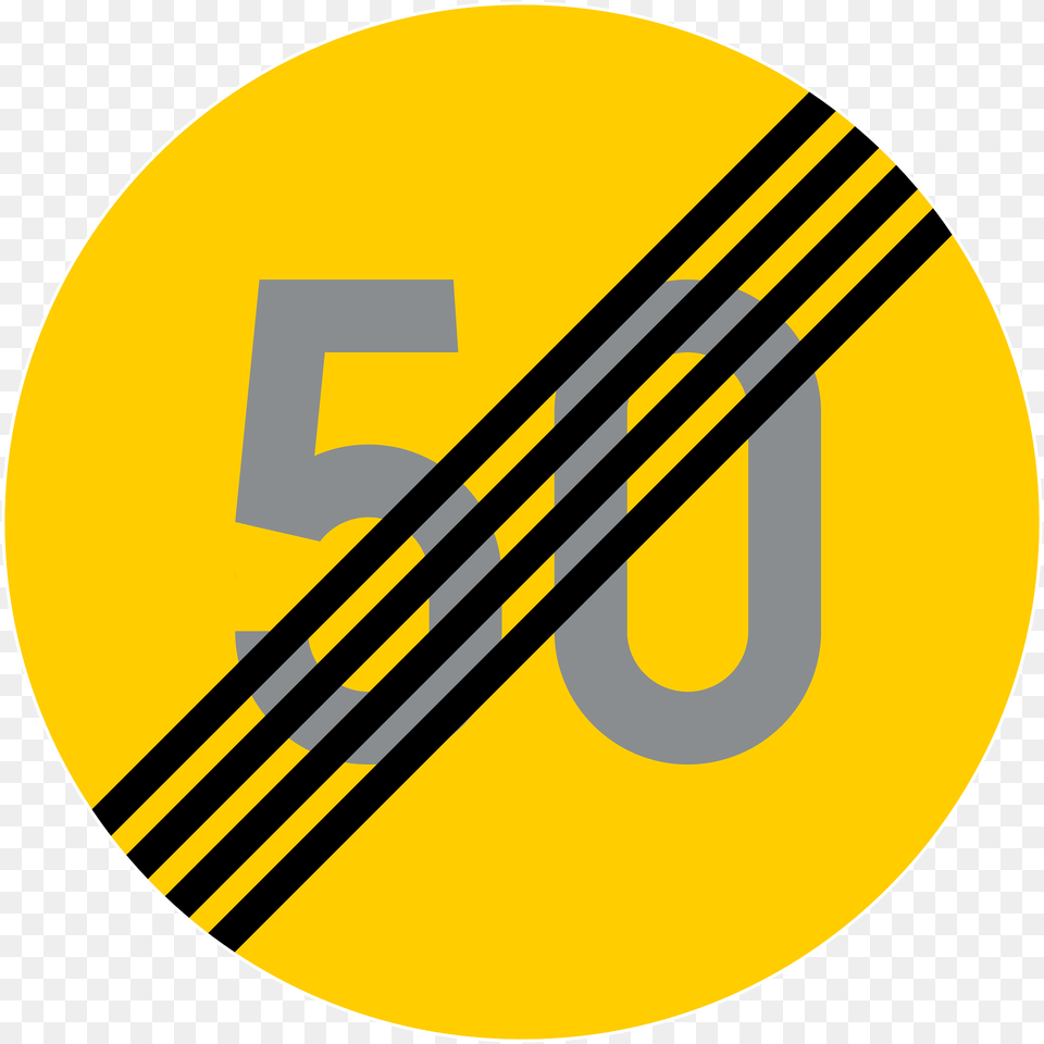 End Of Maximum Speed Limit Sign In Finland Clipart, Disk, Symbol, Logo Free Transparent Png